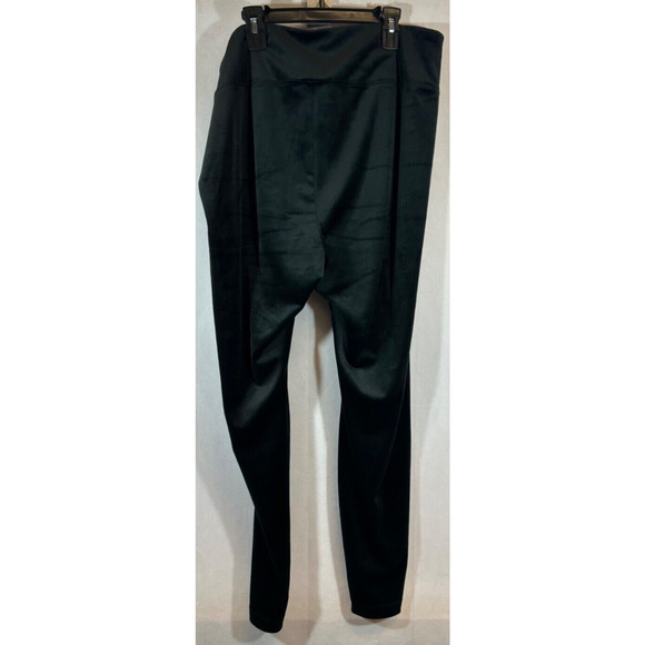 NEW J. Jill Crushed Velvet Black Velour Pull On Mid Rise Pants Plus 2X $79 B8 - Picture 4 of 7